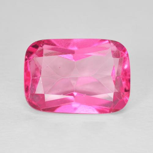 9.60ct 자연스러운 Medium Dark-Pink 황옥, 방석, VVS-VS