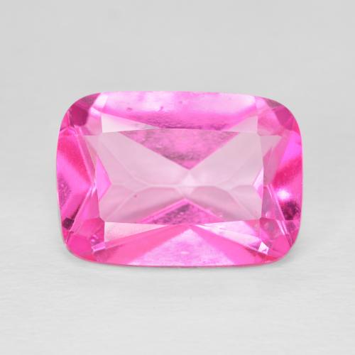 8.17ct 자연스러운 딥 마젠타 황옥, 방석, VVS-VS