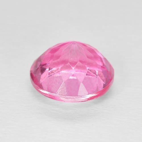 3.70캐럿 천연 핫핑크 토파즈, 라운드 컷, 9.08 mm, VVS-VS