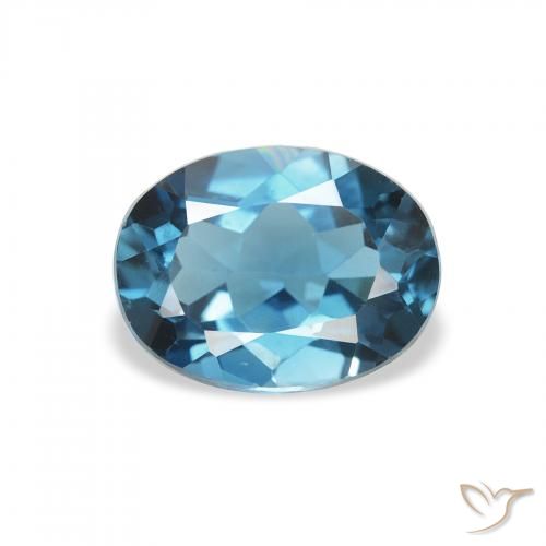 1.62ct 런던 블루 황옥, 타원형, VVS-VS