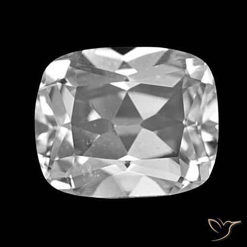 6.04ct 클리어 화이트 황옥, 방석, VS
