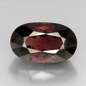 10.81캐럿 천연 딥 로즈 투르말린, 타원형 컷, 16.7×10.1 mm, VS
