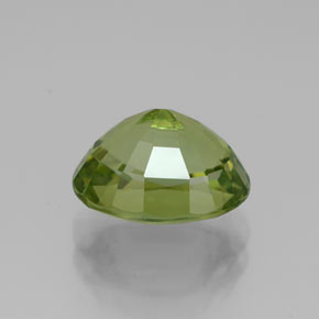 2.76캐럿 천연 밝은 그린 투르말린, 타원형 컷, 9.4×7.9 mm, VVS
