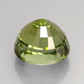 4.39캐럿 천연 그린 투르말린, 타원형 컷, 9.5×9 mm, VS