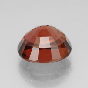 4.45캐럿 천연 브론즈 오렌지 투르말린, 타원형 컷, 10.7×9.6 mm, VS-SI