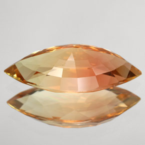 6.96캐럿 천연 멀티컬러 투르말린, 마퀴즈, 20.5×9.5 mm, VVS