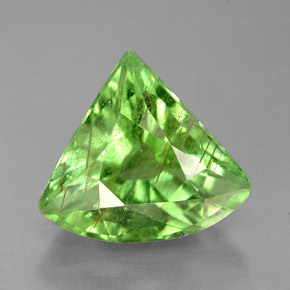 3.94캐럿 천연 그린 투르말린, 멋진 모양, 11.4×10.2 mm, SI