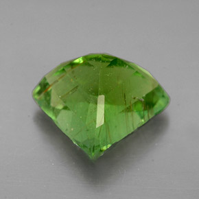 3.94캐럿 천연 그린 투르말린, 멋진 모양, 11.4×10.2 mm, SI