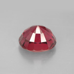 5.07캐럿 천연 Bronze Red 투르말린, 타원형 컷, 11.2×9.5 mm, VVS-VS