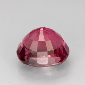 2.70캐럿 천연 핑크 로즈 투르말린, 타원형 컷, 8.6×7.5 mm, VVS