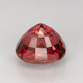 2.20캐럿 천연 핑크 로즈 투르말린, 타원형 컷, 8.1×7 mm, VVS