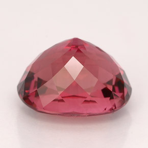 5.16캐럿 천연 핑크빛 레드 투르말린, 타원형 컷, 11.2×9.6 mm, VVS