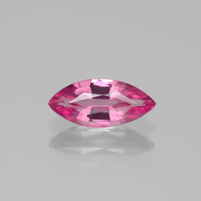 0.68캐럿 천연 레드 핑크 투르말린, 마퀴즈, 9.4×4.3 mm, VVS-VS