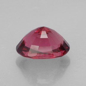 2.91캐럿 천연 레드 핑크 투르말린, 타원형 컷, 10.1×7.2 mm, VVS-VS