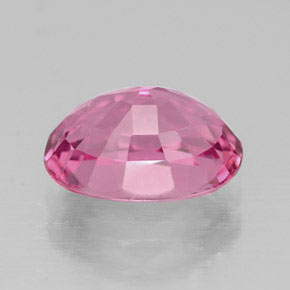 2.14캐럿 천연 퍼플 핑크 투르말린, 타원형 컷, 9.4×6.7 mm, VS