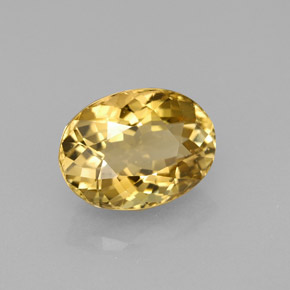 2.83캐럿 천연 갈색빛 골든 투르말린, 타원형 컷, 10.1×7.5 mm, VVS-VS