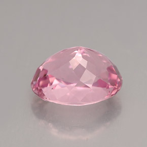 3.57캐럿 천연 핑크 투르말린, 타원형 컷, 10.5×8.3 mm, VVS