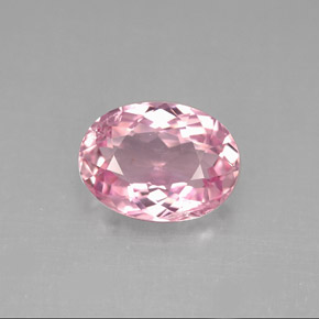 2.60캐럿 천연 핑크 투르말린, 타원형 컷, 10.6×8 mm, VS-SI