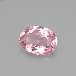 2.60캐럿 천연 핑크 투르말린, 타원형 컷, 10.6×8 mm, VS-SI