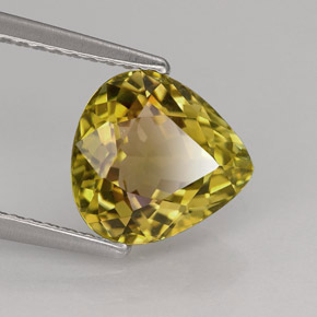 2.35캐럿 천연 멀티컬러 투르말린, 배 모양, 9.1×8.6 mm, IF