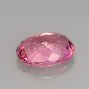 3.15캐럿 천연 핑크 투르말린, 타원형 컷, 11×8.5 mm, VS