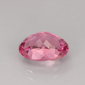2.24캐럿 천연 핑크 투르말린, 타원형 컷, 9.4×7.5 mm, VVS