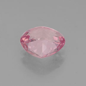 1.82캐럿 천연 핑크 투르말린, 배 모양, 8.6×7.8 mm, VVS