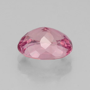 3.25캐럿 천연 핑크 투르말린, 타원형 컷, 10.5×8.2 mm, VVS-VS