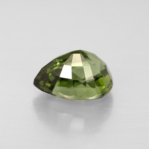 1.85캐럿 천연 그린 투르말린, 배 모양, 8.6×6.7 mm, VS