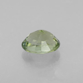 1.18캐럿 천연 그린 투르말린, 타원형 컷, 7.3×5.8 mm, VVS-VS
