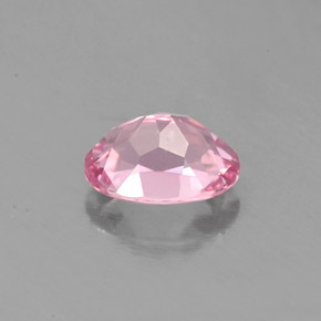 0.88캐럿 천연 핑크 투르말린, 타원형 컷, 6.9×5.3 mm, VS-SI