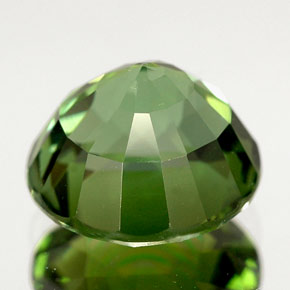 2.52캐럿 천연 그린 투르말린, 라운드 컷, 8.22 mm, VVS-VS