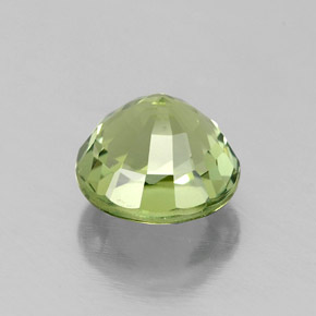 1.04캐럿 천연 그린 투르말린, 라운드 컷, 5.98 mm, VVS