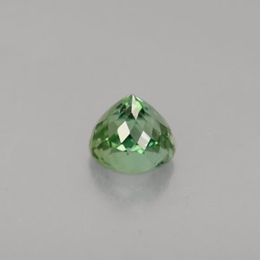 0.68캐럿 천연 그린 투르말린, 라운드 컷, 5.06 mm, VVS