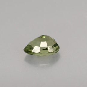 0.93캐럿 천연 그린 투르말린, 배 모양, 7.2×5.3 mm, VVS