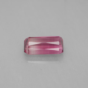 1.97캐럿 천연 멀티 핑크 투르말린, 에메랄드 컷, 9.5×5.5 mm, VVS
