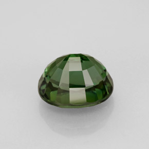 3.17캐럿 천연 그린 투르말린, 타원형 컷, 9.2×7.9 mm, VVS