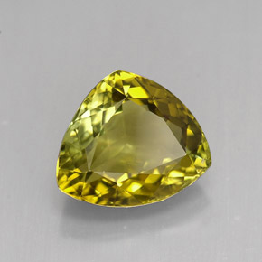 4.12캐럿 천연 멀티컬러 투르말린, 트릴리언, 11×9.6 mm, VVS