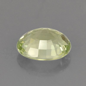 1.16캐럿 천연 라이트 그린 투르말린, 타원형 컷, 7.4×6.2 mm, IF