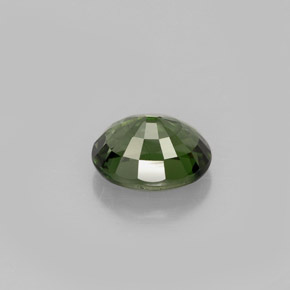 1.01캐럿 천연 그린 투르말린, 타원형 컷, 7×5.3 mm, VS