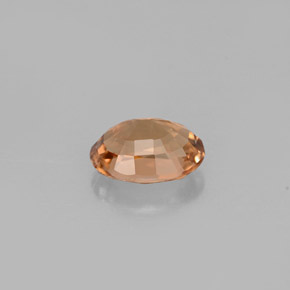 0.87캐럿 천연 Gold Bronze 투르말린, 타원형 컷, 7×5.1 mm, VVS