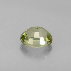 0.80캐럿 천연 그린 투르말린, 타원형 컷, 6.2×5.1 mm, IF
