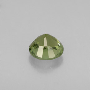 0.83캐럿 천연 그린 투르말린, 라운드 컷, 5.81 mm, VVS