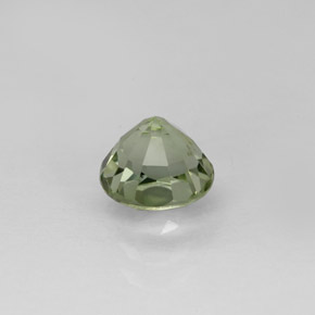 1.10캐럿 천연 그린 투르말린, 라운드 컷, 6.09 mm, VVS