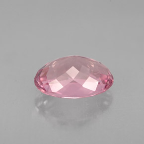 2.17캐럿 천연 핑크 투르말린, 타원형 컷, 9.5×7.1 mm, VS-SI