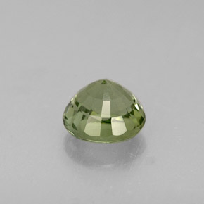 0.81캐럿 천연 그린 투르말린, 라운드 컷, 5.65 mm, VVS-VS