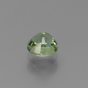 0.84캐럿 천연 그린 투르말린, 라운드 컷, 5.64 mm, VVS