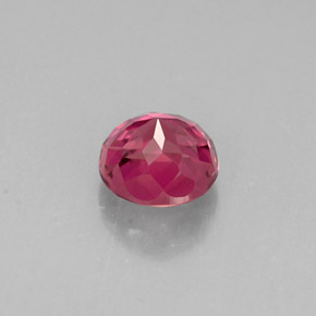 0.61캐럿 천연 레드 핑크 투르말린, 라운드 컷, 5.08 mm, VVS-VS