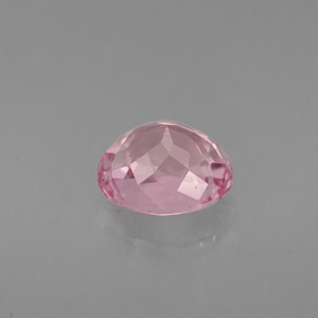 1.74캐럿 천연 핑크 투르말린, 타원형 컷, 8×6.7 mm, IF