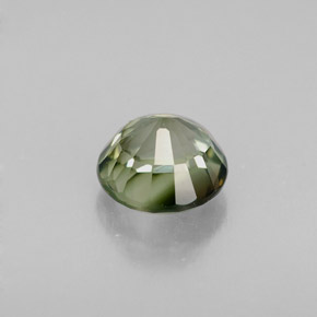 1.13캐럿 천연 멀티컬러 투르말린, 라운드 컷, 6.30 mm, VS